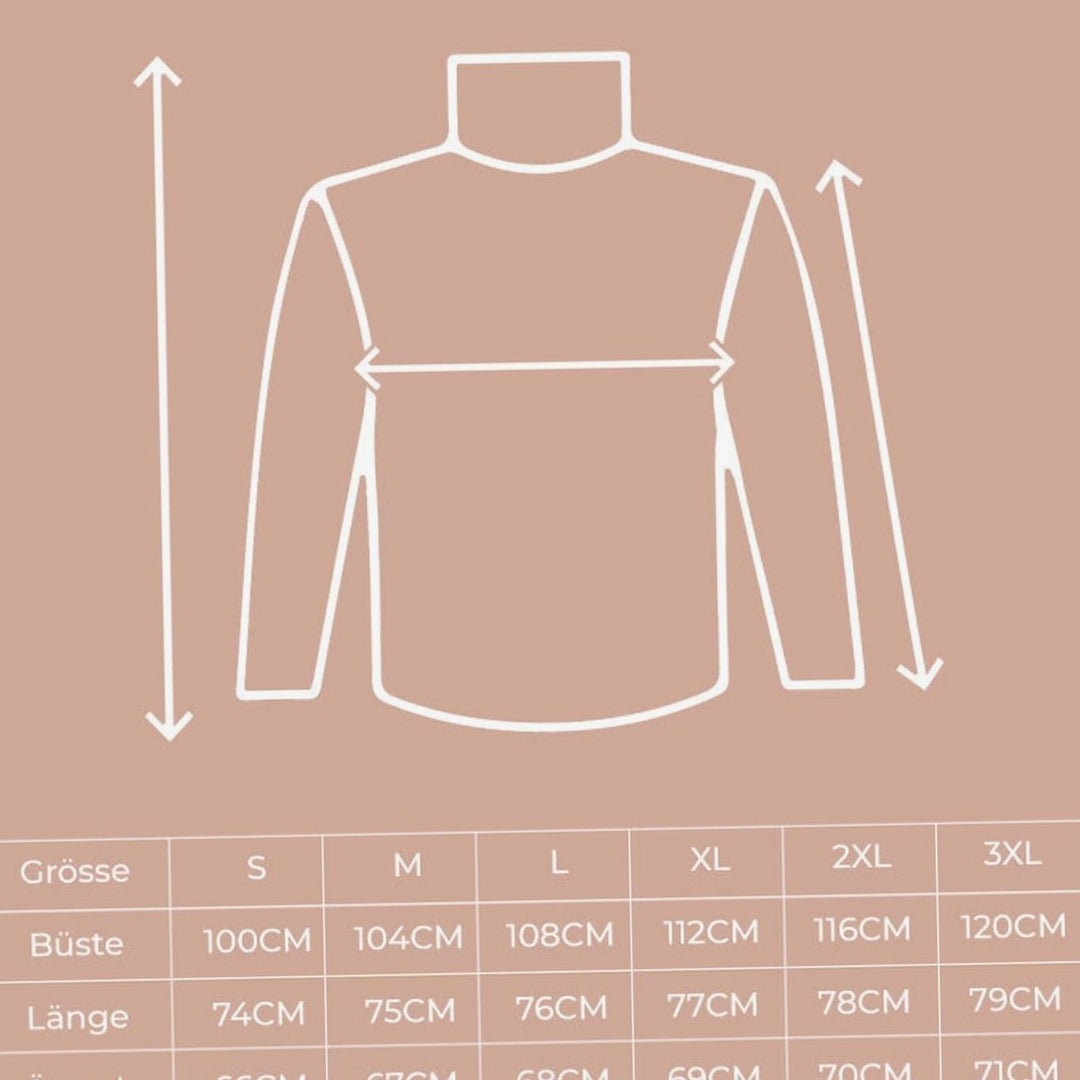 Women's Oversized Chunky-Knit Turtleneck Jumper Side-Split Hem