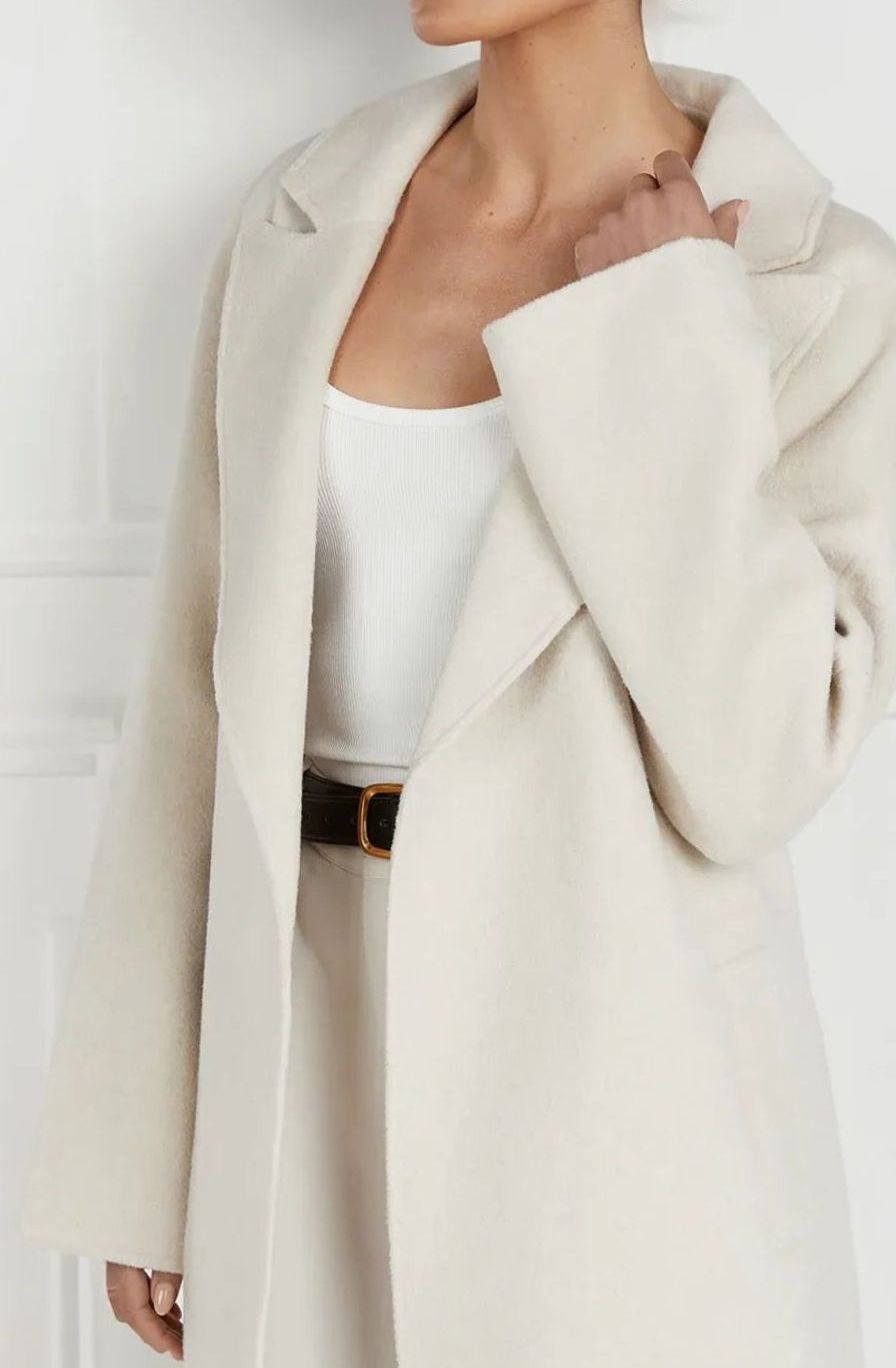 Women's Oversized Long Open-Front Trench Coat