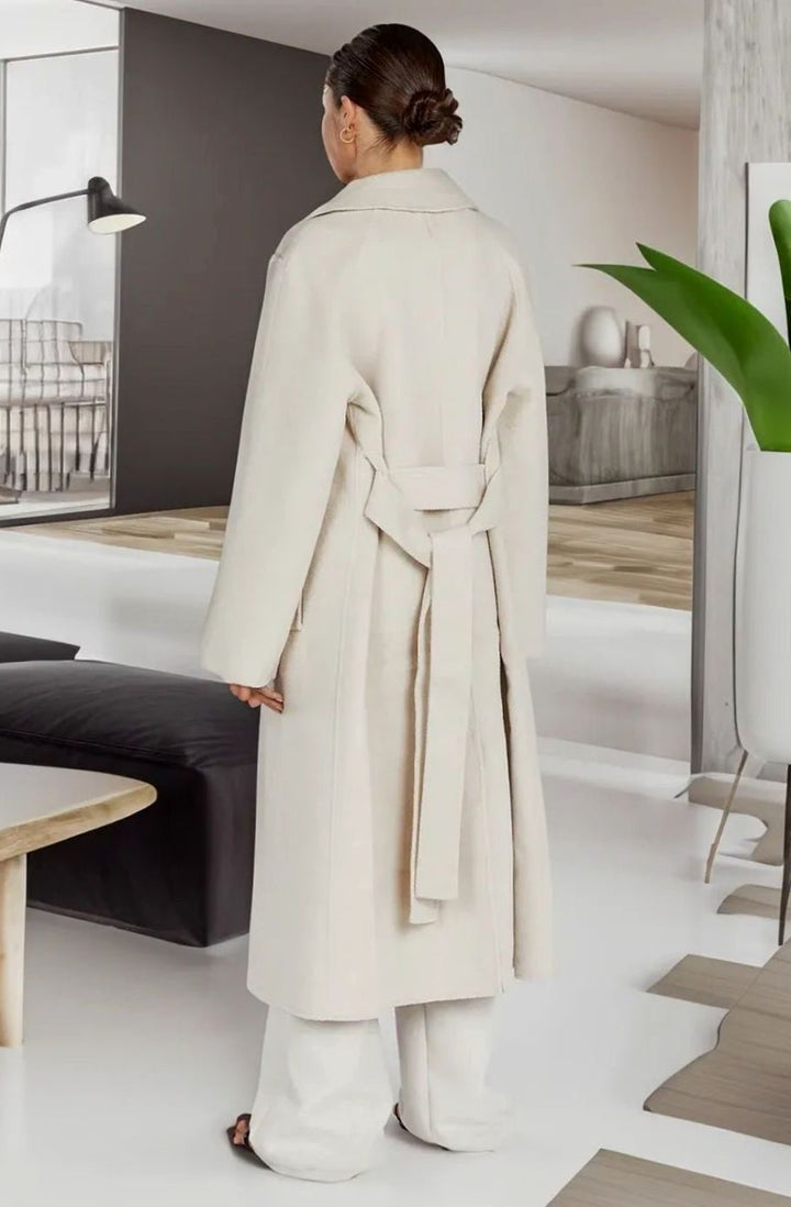Women's Oversized Long Open-Front Trench Coat