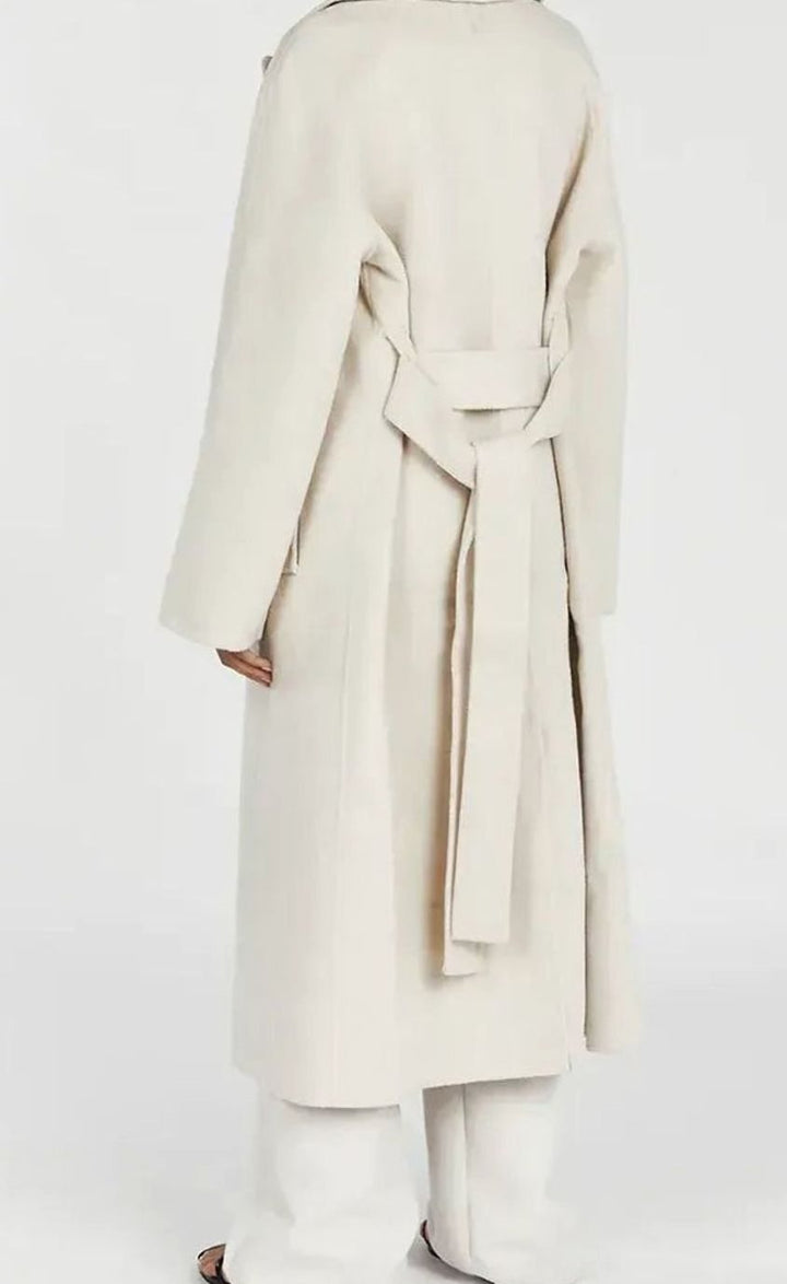 Women's Oversized Long Open-Front Trench Coat