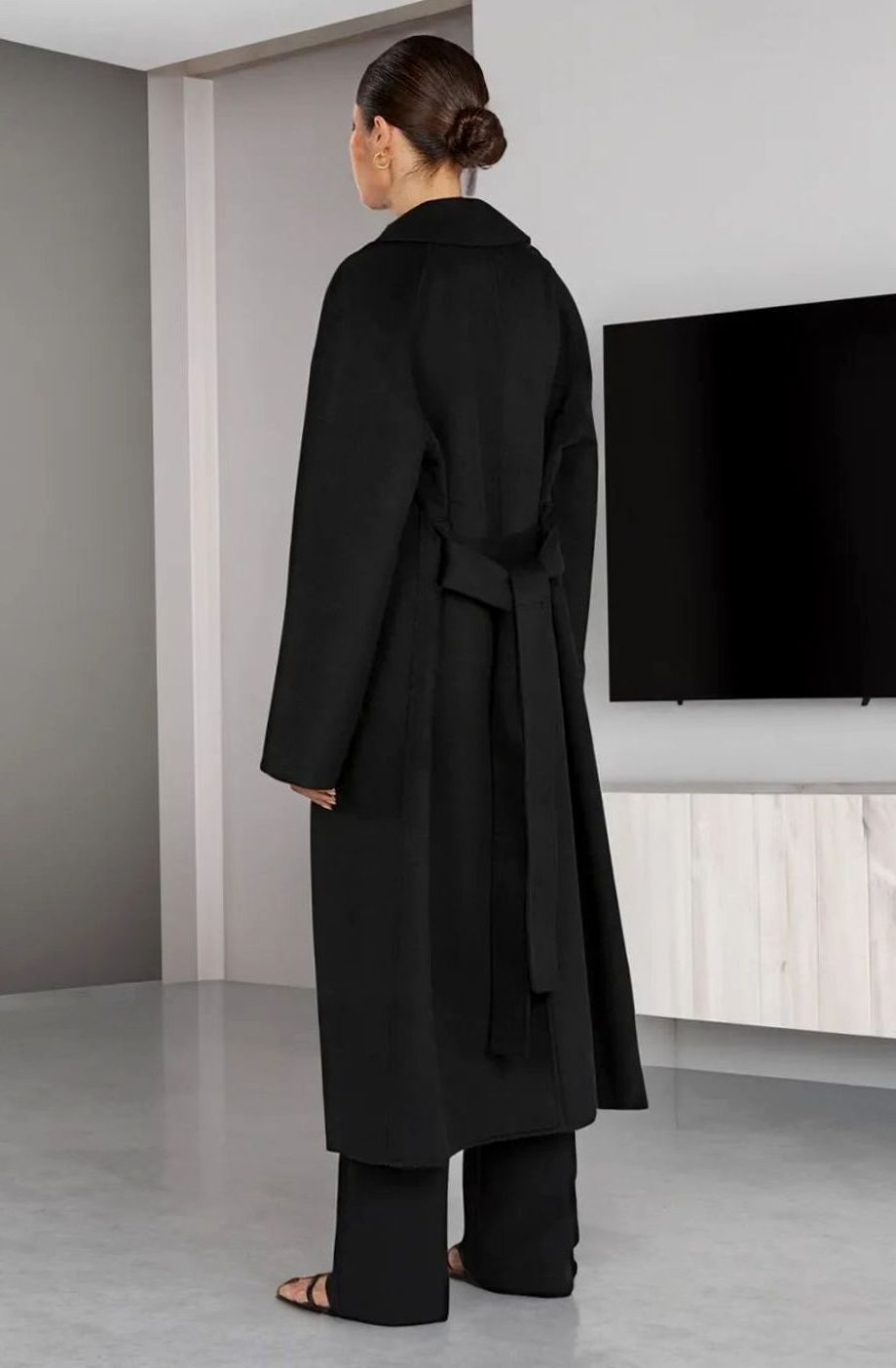 Women's Oversized Long Open-Front Trench Coat