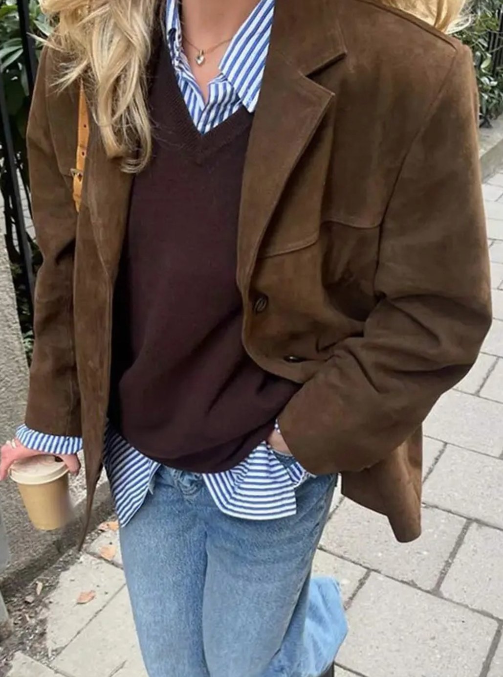 Women's Oversized Suede Longline Trench Coat