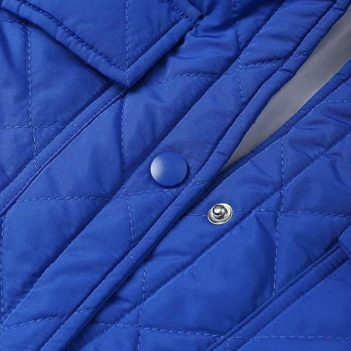 Women's Quilted Belted Padded Jacket Shirt