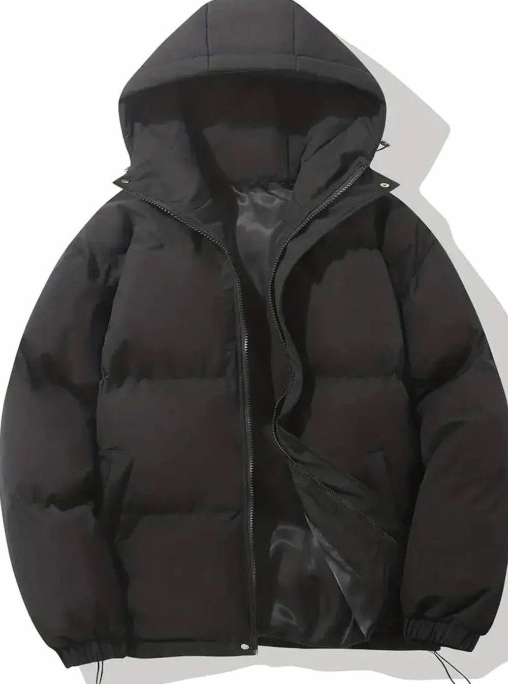 Women's Quilted Hooded Zip-Up Puffer Padded Winter Coat