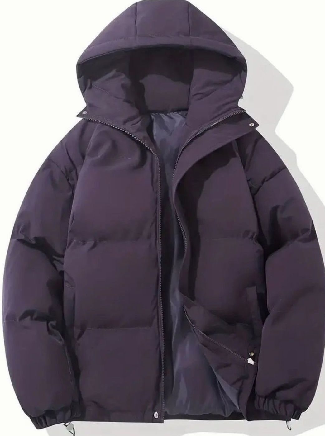 Women's Quilted Hooded Zip-Up Puffer Padded Winter Coat
