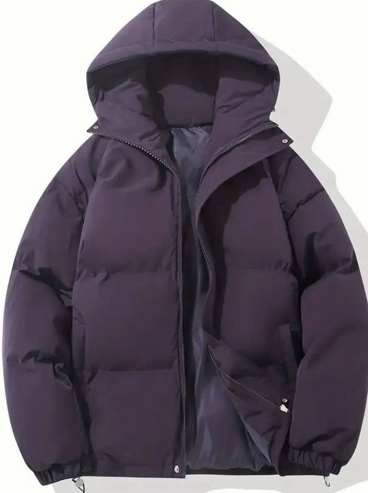 Women's Quilted Hooded Zip-Up Puffer Padded Winter Coat