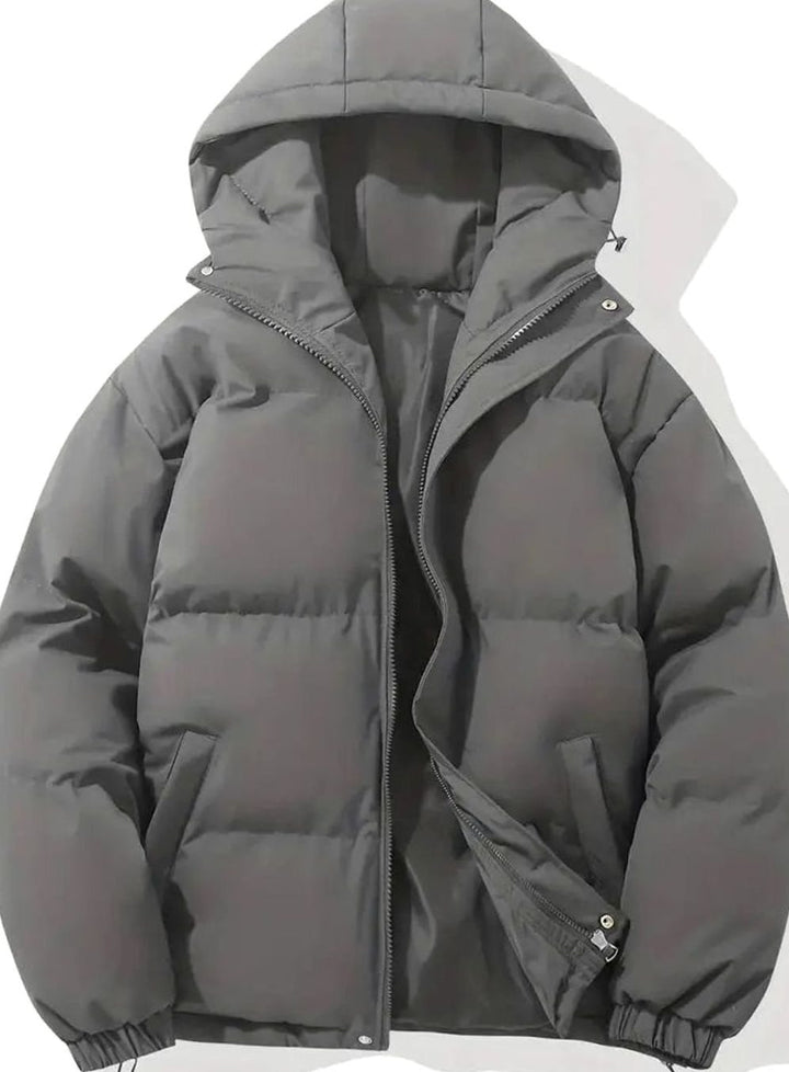 Women's Quilted Hooded Zip-Up Puffer Padded Winter Coat