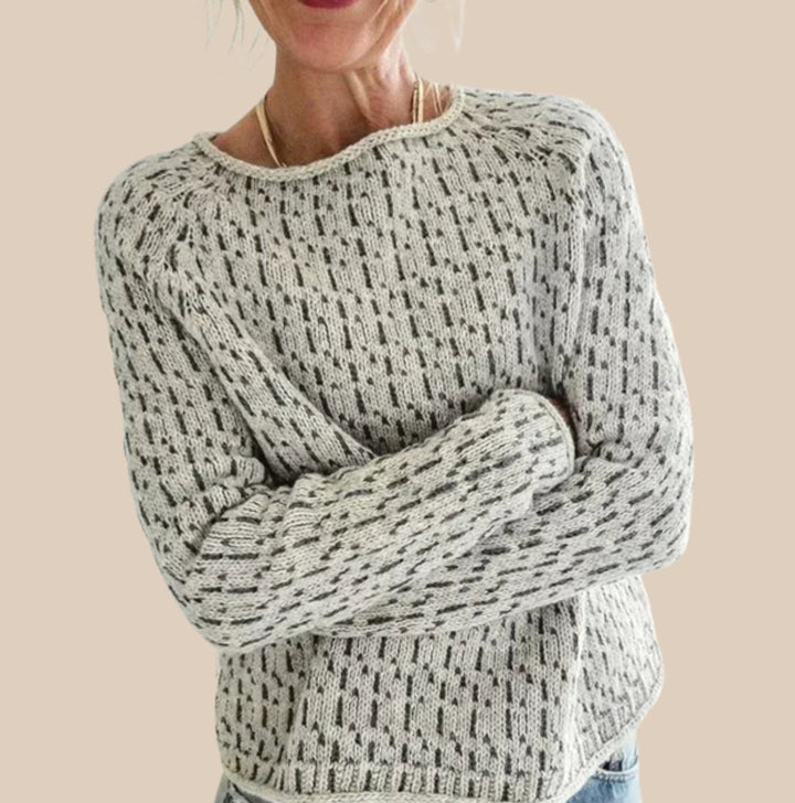 Women's Relaxed-Fit Textured Knitted Jumper