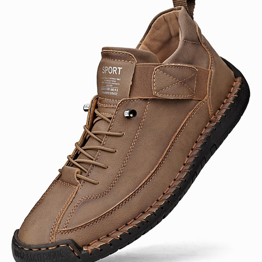 Women's Wide-Fit Orthopedic Slip-On Lace-Up Trainers